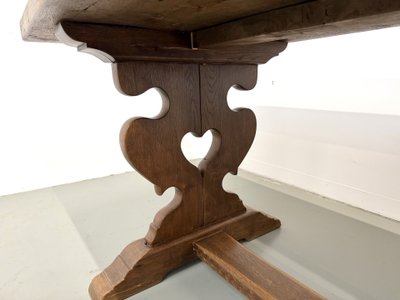 Eichen-Klostertisch, um 1900