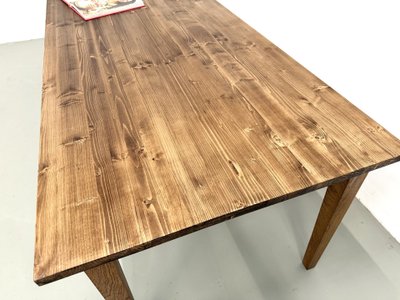 Bauernhoftisch mit konischen Beinen, L 260 cm