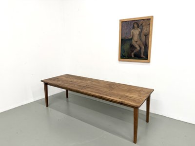 Bauernhoftisch mit konischen Beinen, L 260 cm