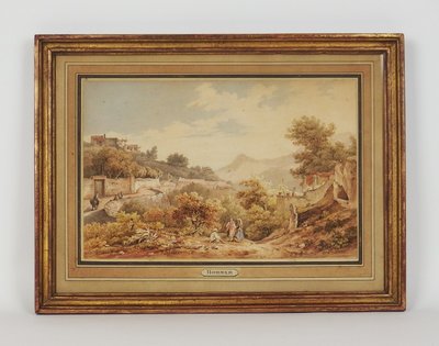 "Paysage de l'île d'Ischia "par Friedrich Horner