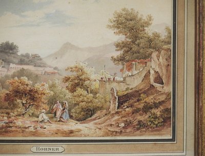 "Paysage de l'île d'Ischia "par Friedrich Horner