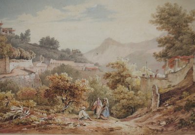 "Paysage de l'île d'Ischia "par Friedrich Horner
