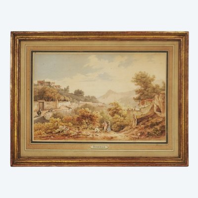 "Paysage de l'île d'Ischia "par Friedrich Horner