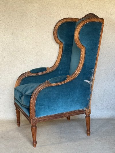 Carcasse de bergère de style Louis XVI