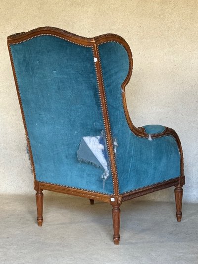 Carcasse de bergère de style Louis XVI