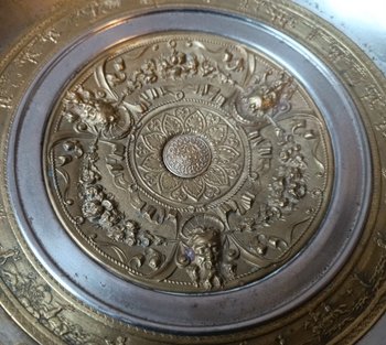 Cup - Centerpiece - Silver and gilt bronze - Renaissance - Late 19th century