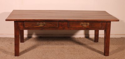 Table Basse française En châtaignier-19° siècle
