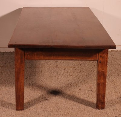 Table Basse française En châtaignier-19° siècle