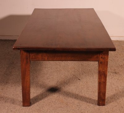 Table Basse française En châtaignier-19° siècle
