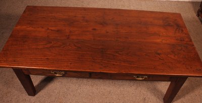 Table Basse française En châtaignier-19° siècle