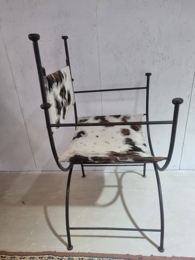 Fauteuil Art Déco de style Curule 
