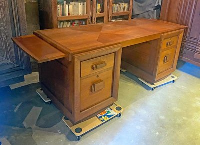 Charles Dudouyt, bedeutendes Art-déco-Büro, gestempelt, um 1930/1940 