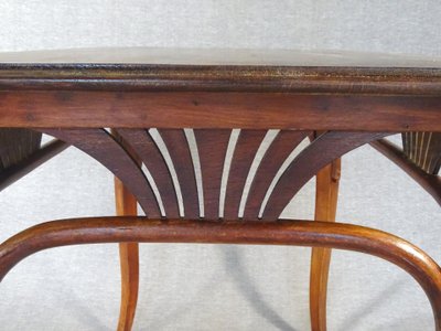 Thonet-Tisch oder -Schreibtisch Nr. 8122, um 1910, Tischplatte aus Eiche.