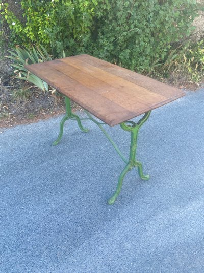 Ancienne table bistrot vers 1900 , belle patine