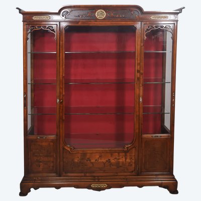Vitrine japonisante Vincent Épeaux (1862-1945)