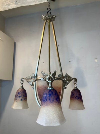 Lustre art déco Schneider