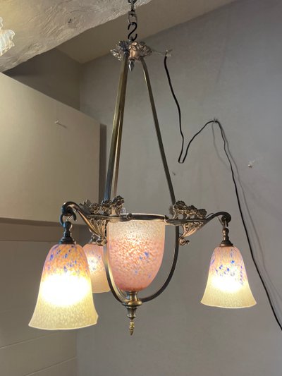 Lustre art déco Schneider