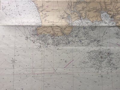 Nautical Chart: “From Cap de la Chèvre to the Glenan Islands”