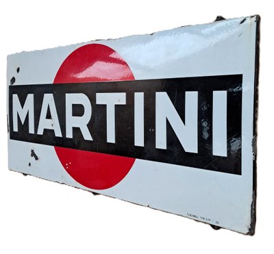 Plaque émaillée MARTINI