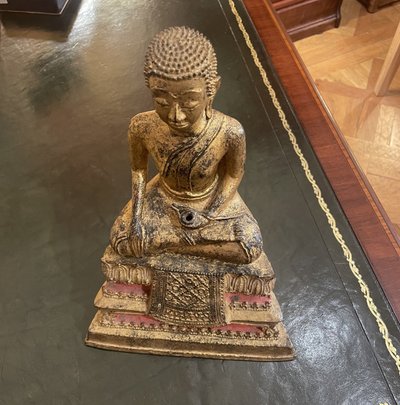 Bouddha bronze doré royaume Siam -19°siècle