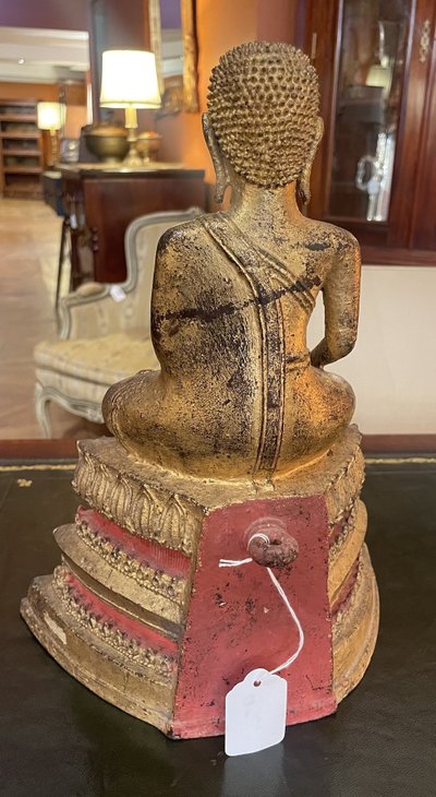 Bouddha bronze doré royaume Siam -19°siècle