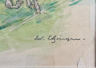 Édouard ELZINGRE (1880–1966) – Pferderennen