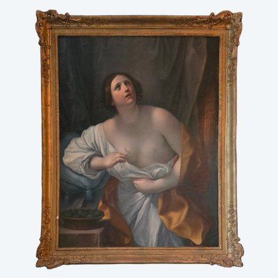 Kleopatra nimmt sich das Leben, Italienische Schule des späten 18. Jahrhunderts. Nach Guido Reni.