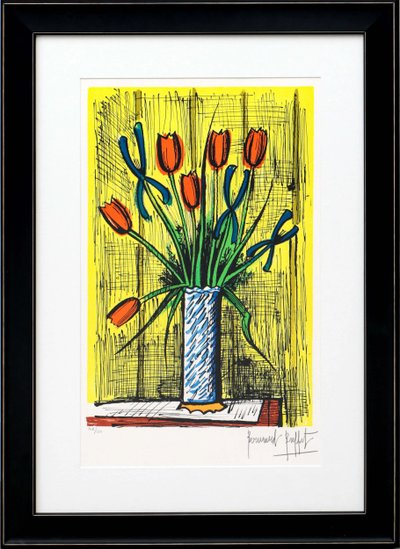 Bernard BUFFET (1928–1999) - Tulips and Irises