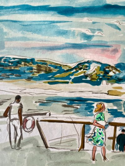 Yves BRAYER (1907–1990) - Marseille: La Corniche