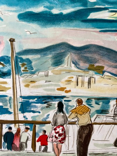 Yves BRAYER (1907–1990) - Marseille: La Corniche