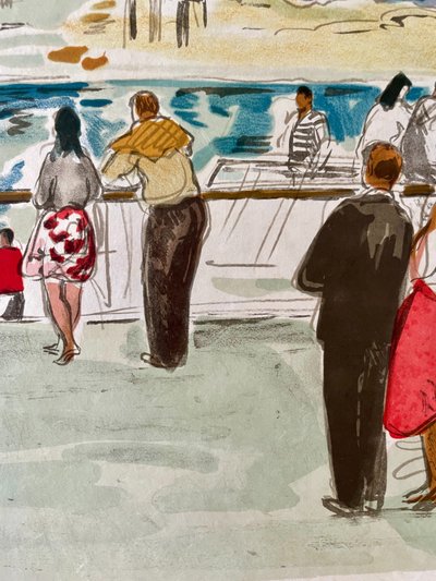 Yves BRAYER (1907–1990) - Marseille: La Corniche
