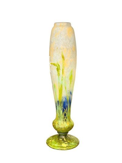 Daum Nancy Art Nouveau Vase "Narcissus"