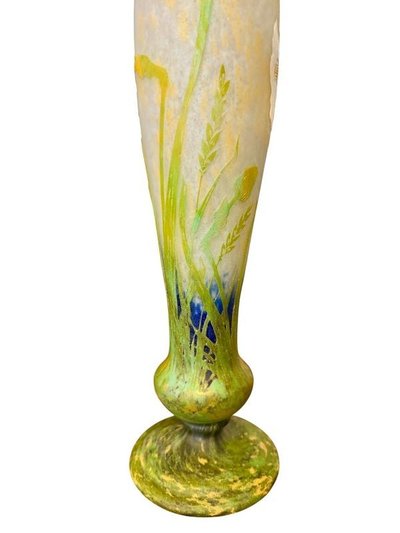Daum Nancy Art Nouveau Vase "Narcissus"