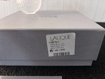 Lalique France 'Folie' model perfume bottle