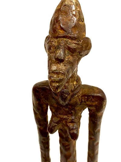 Dogon bronze couple from Mali