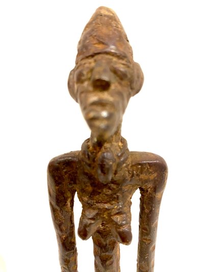 Dogon bronze couple from Mali