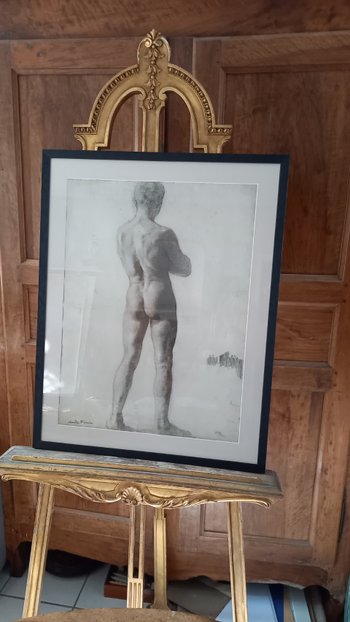 man's academy / drawing by Claude Firmin