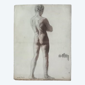 académie d'homme/ dessin de Claude Firmin