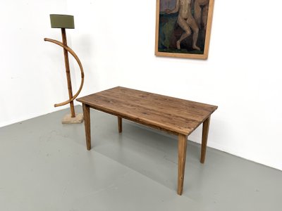 Bauernhaustisch mit konischen Beinen, L155 cm