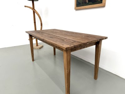 Bauernhaustisch mit konischen Beinen, L155 cm