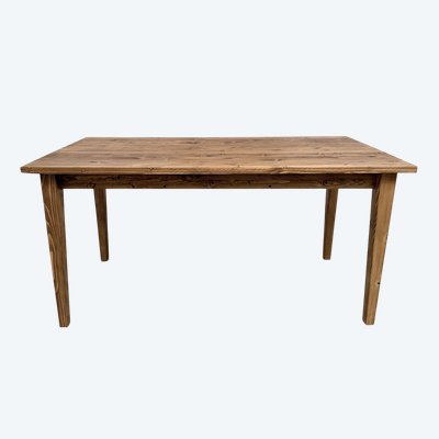 Bauernhaustisch mit konischen Beinen, L155 cm