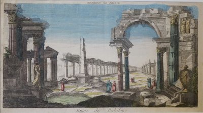 Vue d'optique époque XVIIIème