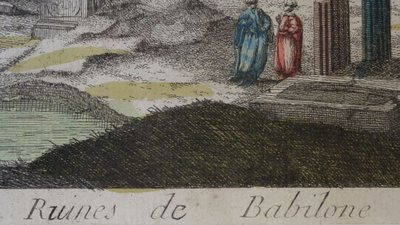 Vue d'optique époque XVIIIème