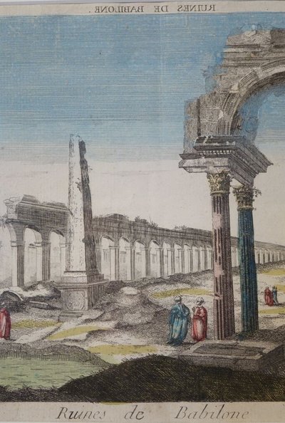 Vue d'optique époque XVIIIème