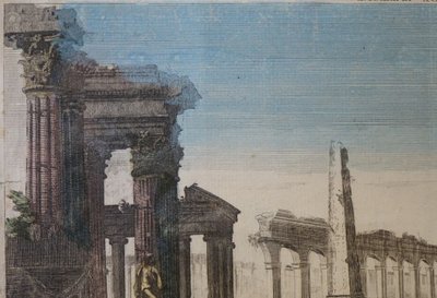 Vue d'optique époque XVIIIème