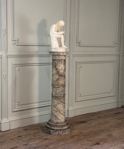 Colonne en albâtre, vers 1880