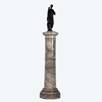 Colonne en albâtre, vers 1880