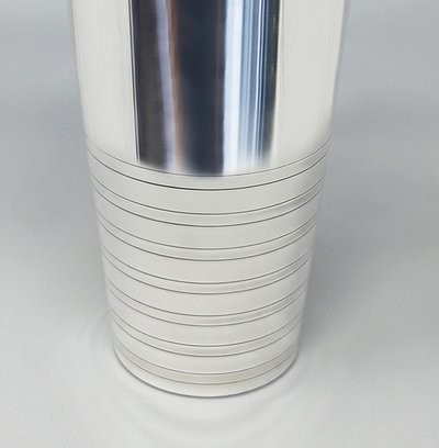 Atemberaubender, versilberter Cocktailshaker im Art-déco-Stil aus den 1930er-Jahren. Hergestellt in Frankreich.