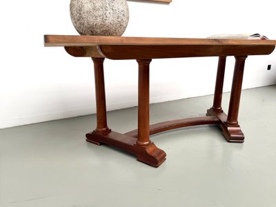 Art-Déco-Esstisch oder Schreibtisch aus Eiche und Buche – 1930er Jahre