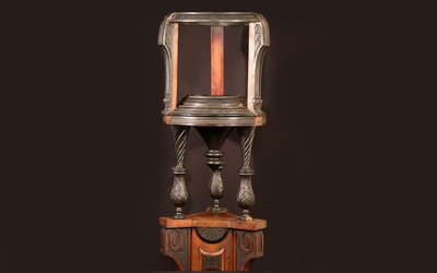 Pedestal or planter display stand, 19th century